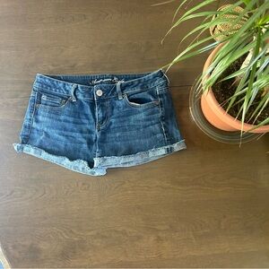 American Eagle Outfitters Dark Blue Jean Shorts
